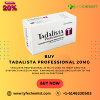 Order Tadalista Professional 20 mg Online at Street Price With Credit Card / PayPal